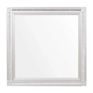 Homelegance Bevelle Wood Mirror, Silver