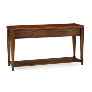 Hammary Sunset Valley Rectangular Wood Sofa Table w/2 Drawers, Rich Mahogany