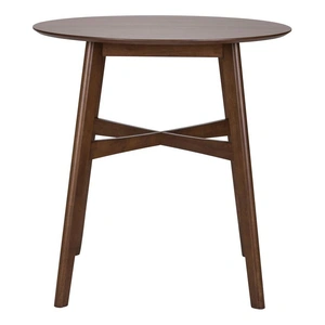 Liberty Furniture Space Savers Round Wood Gathering Dining Table, Satin Walnut