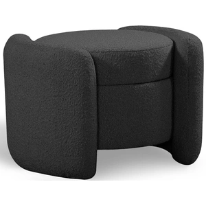 Meridian Furniture Horizon Boucle Fabric Ottoman