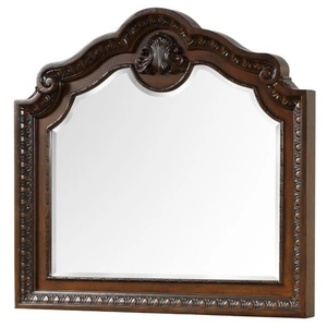 Galaxy Home Furnishings Vintage Irregular Mirror, Dark Walnut