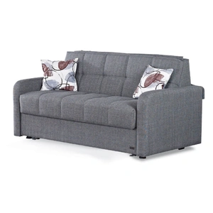 Empire Furniture, USA Stella Fabric Storage Sofabed, Grey
