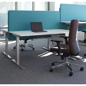 NARBUTAS Easy 63-inch Adjustable 2-Column Sit-Stand Office Desk
