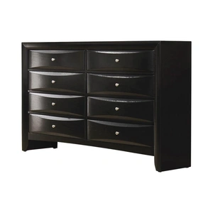 Coaster Briana Wood Dresser w/8 Drawers in Black