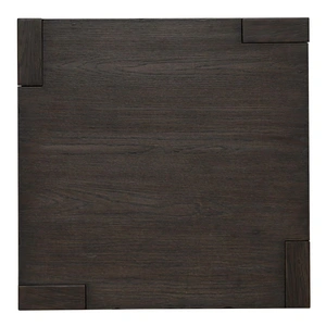Liberty Furniture Lennox Hill Square Wood Storage End Table, Bark