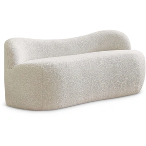 Meridian Furniture Flair Boucle Fabric Bench