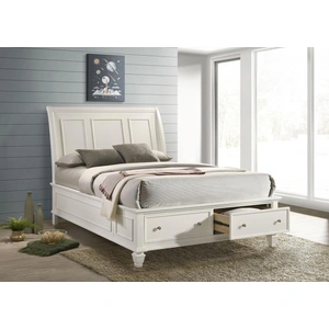Coaster Sandy Beach Wood Sleigh Storage Bedroom Set