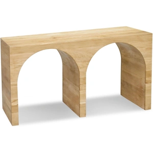 Meridian Furniture June 54-inch Solid Oak Console Table