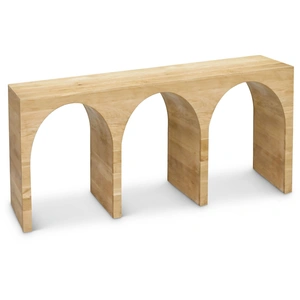 Meridian Furniture June 60-inch Solid Oak Console Table