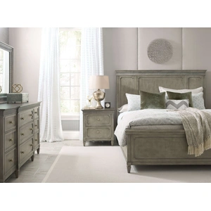 American Drew Savona Wood Panel Bedroom Set, Smoky Taupe