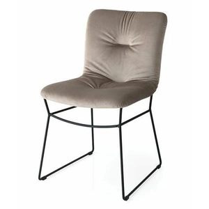 Calligaris Annie Soft Fabric/Metal Customizable Dining Chair (Set of 4)