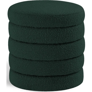 Meridian Furniture Aphia Boucle Fabric Ottoman/Stool