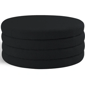 Meridian Furniture Aphia Boucle Fabric Ottoman/Coffee Table