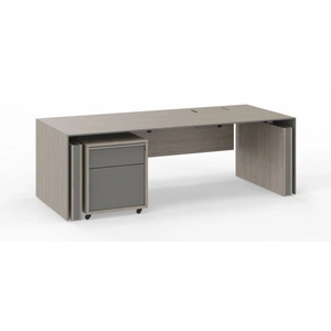 NARBUTAS Motion Executive Desk w/Pedestal (Customized)