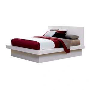 Coaster Jessica Wood Platform Bed w/Rail Seating