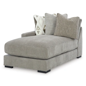 Ashley Furniture Aslan Court Fabric Left 3-Piece Sofa Sectional w/Chaise, Pebble
