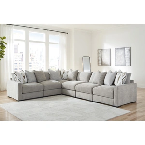 Ashley Furniture Aslan Court Fabric 6-Piece Sectional, Pebble