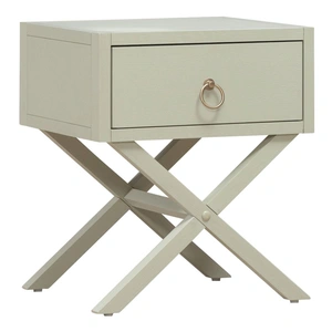 Liberty Furniture 1-Drawer Accent Table | East End X-Base Side Table