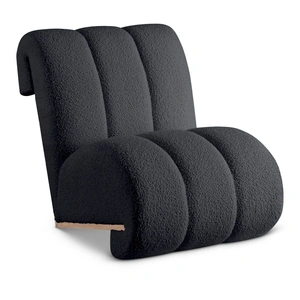 Meridian Furniture Swoon Faux Sheepskin Accent Chair
