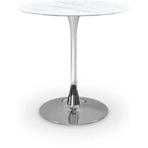 Meridian Furniture Tulip 36-inch Round Glass Counter Height Table