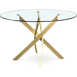 Meridian Furniture Xander 48-inch Round Glass Dining Table