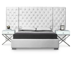 Meridian Furniture Grande Velvet Bed