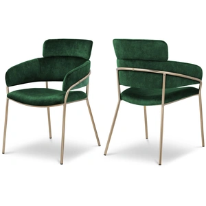 Meridian Furniture Yara Velvet Dining Chair (Set of 2)
