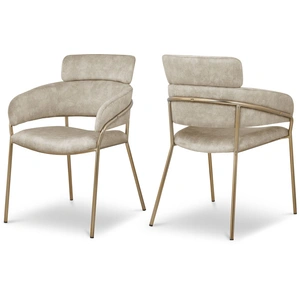 Meridian Furniture Yara Velvet Dining Chair (Set of 2)