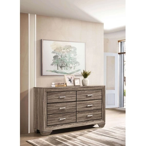 Coaster Kauffman Wood Double Dresser w/6 Drawers