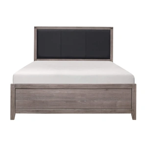 Homelegance Woodrow Leatherette/Melamine/Wood Bedroom Set