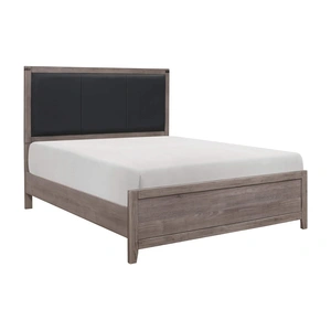 Homelegance Woodrow Leatherette/Melamine/Wood Bedroom Set