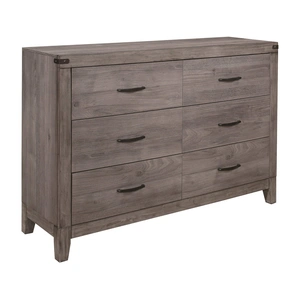 Homelegance Woodrow Melamine/Wood Dresser, Brownish Gray