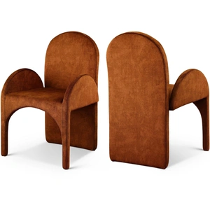 Meridian Furniture Summer Velvet Dining Arm Chair (Set of 2)