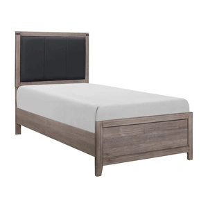 Homelegance Woodrow Leatherette/Melamine/Wood Youth Bedroom Set