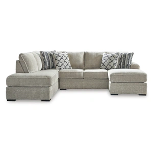 Ashley Furniture Calnita Fabric Left 2-Piece Sectional w/Chaise, Sisal