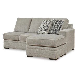 Ashley Furniture Calnita Fabric Left 2-Piece Sectional w/Chaise, Sisal