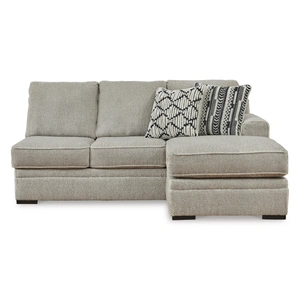 Ashley Furniture Calnita Fabric Left 2-Piece Sectional w/Chaise, Sisal