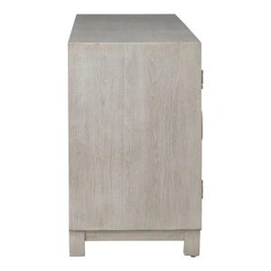 Liberty Furniture Sundance Wood 72-Inch Accent Cabinet w/2 Doors & 3 Drawers, Antique Linen