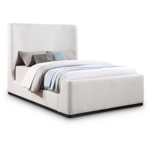 Meridian Furniture Oliver Boucle Fabric Bed