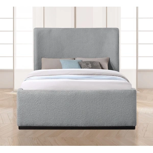 Meridian Furniture Oliver Boucle Fabric Bed