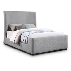 Meridian Furniture Oliver Boucle Fabric Bed