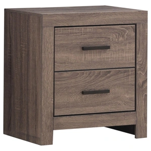 Coaster Brantford 3D Paper Veneer Nightstand w/2 Drawers