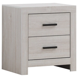 Coaster Brantford 3D Paper Veneer Nightstand w/2 Drawers