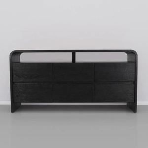 Meridian Furniture Cresthill 6-Drawer Wood Dresser