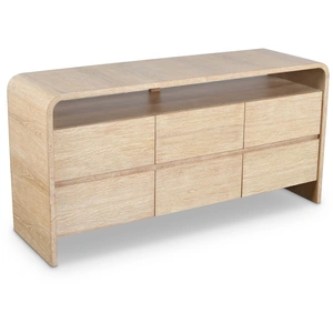 Meridian Furniture Cresthill 6-Drawer Wood Dresser