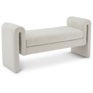 Meridian Furniture Stylus 51-inch Boucle Fabric Bench