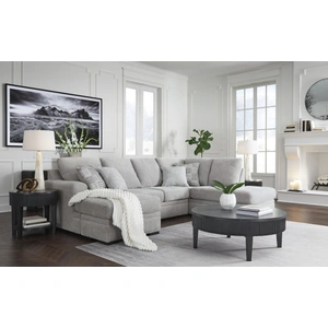 Ashley Furniture Gabyleigh Fabric Right 2-Piece Sectional w/Chaise, Nickel