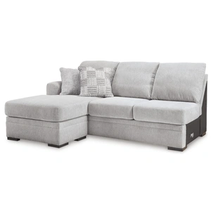 Ashley Furniture Gabyleigh Fabric Right 2-Piece Sectional w/Chaise, Nickel