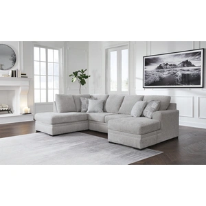 Ashley Furniture Gabyleigh Fabric Left 2-Piece Sectional w/Chaise, Nickel