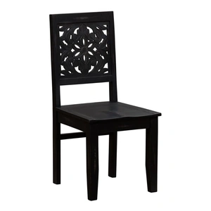 Liberty Furniture Trellis Lane Wood Accent Chair, Black (Set of 2)